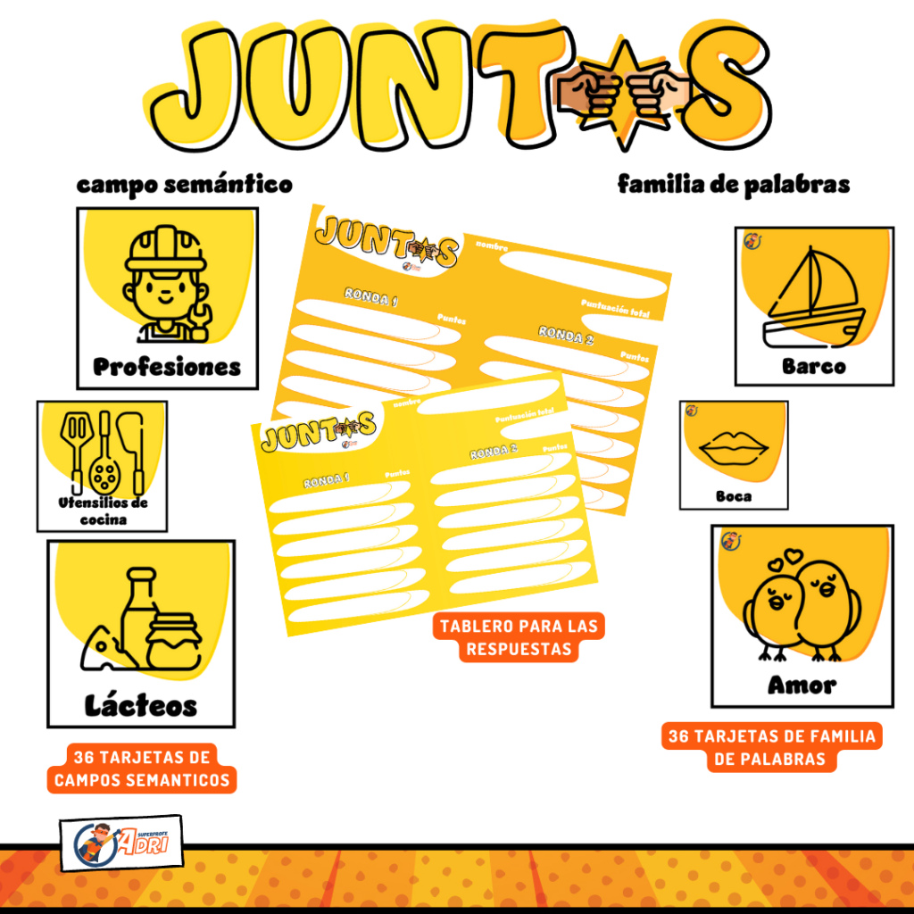 Pack Juntos Campo Sem Ntico Y Familia De Palabras Aula En Juego