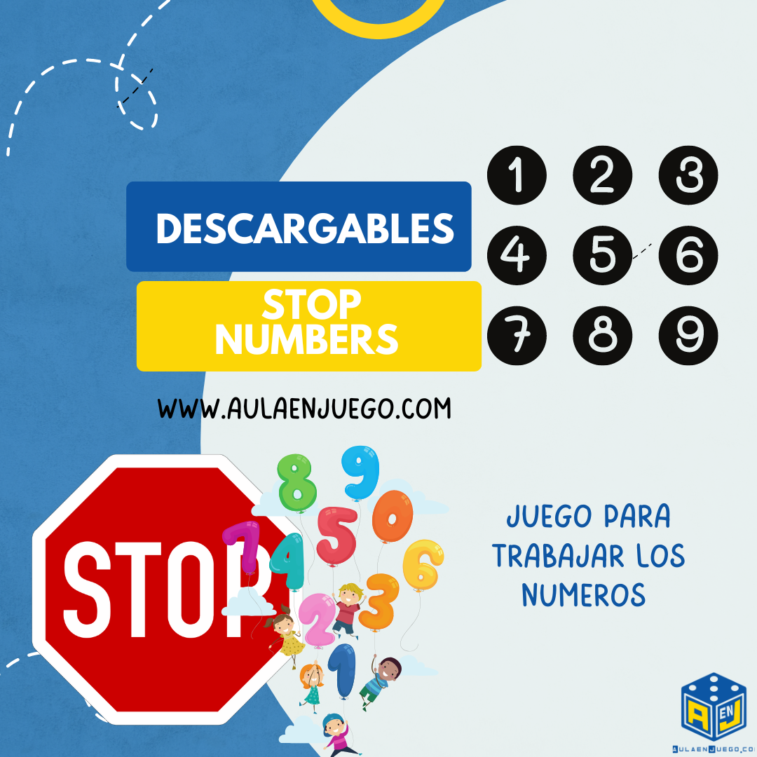 STOP NUMBERS. JUEGO DE LOS NÚMEROS - Aula en Juego