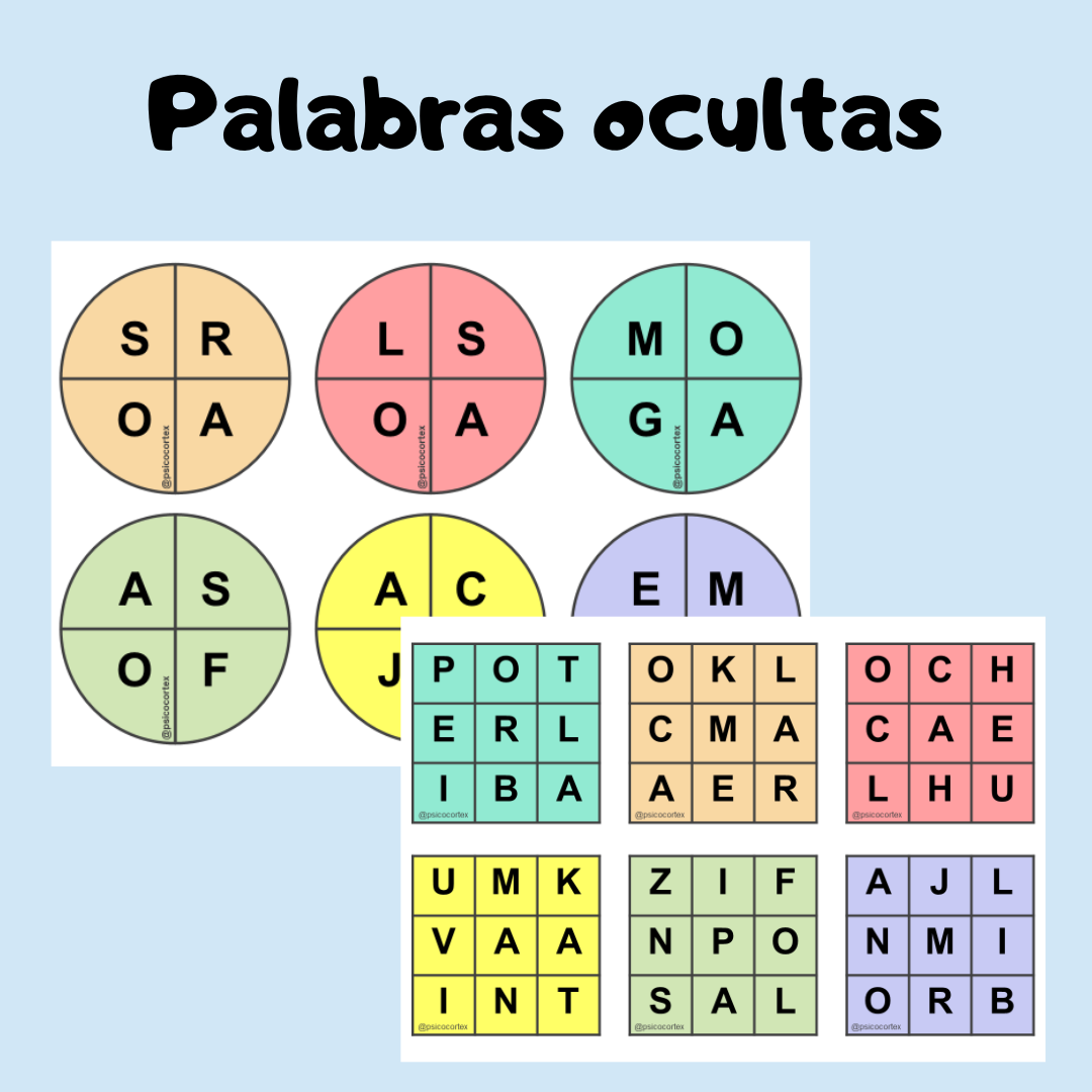 Palabras Ocultas Aula En Juego Palabras Ocultas Aula En Juego