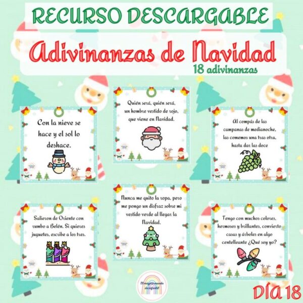 Adivinanzas De Navidad Aula En Juego