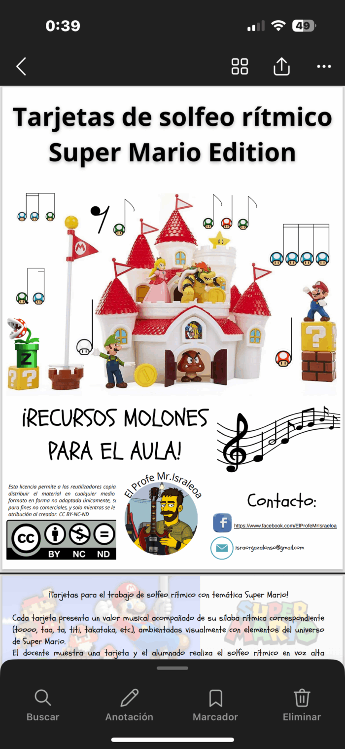 Solfeo Rítmico Super Mario
