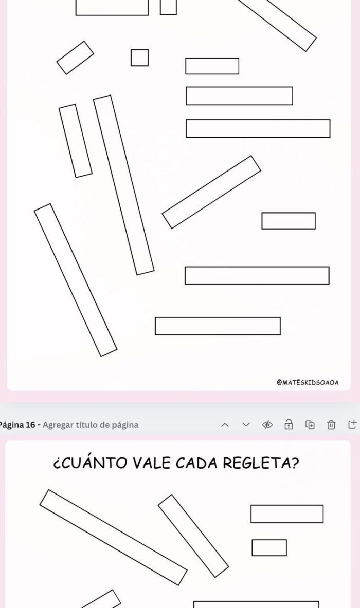 Dinámicas para memorizar el valor de las regletas - Imagen 3